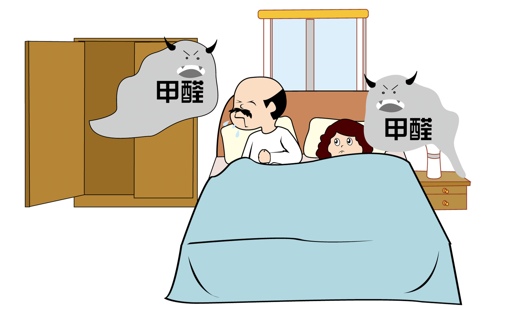 新買的衣柜甲醛含量較高，除甲醛公司建議不要急于放衣物