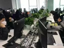 成都一公司邊裝修邊辦公，裝修味道嗆人 員工戴防毒面具辦公