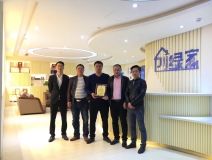 熱烈祝賀周總簽約創(chuàng)綠家鷹潭市區(qū)級代理！