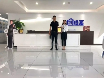 熱烈祝賀陳總簽約創(chuàng)綠家江蘇省南京市溧水縣區(qū)級(jí)代理！